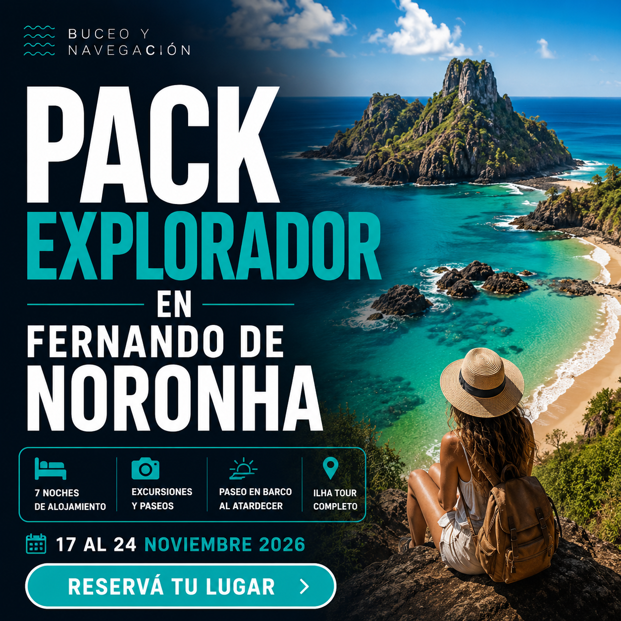 Reserva Pack Explorador Fernando de Noronha 2026