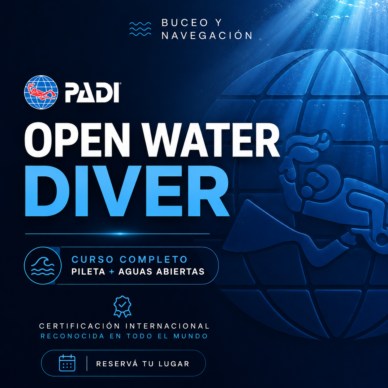 PADI Open Water Diver + Referral